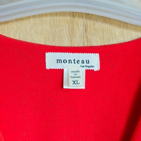 Monteau Blouse XL Red - Picture 3 of 6